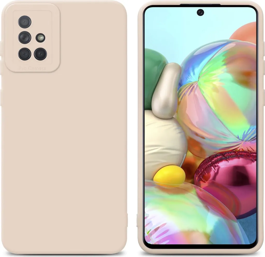 Cadorabo cover per Samsung Galaxy A71 4G cover protettiva in silicone TPU rosa custodia per telefono cellulare