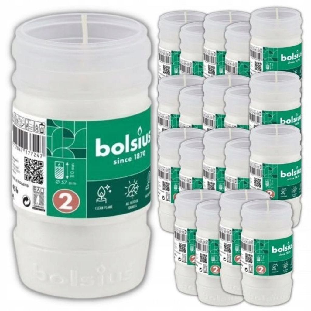 Wklad Parafinowy Rp2 45H (20) ** Bolsius Zdjęcie produktu 