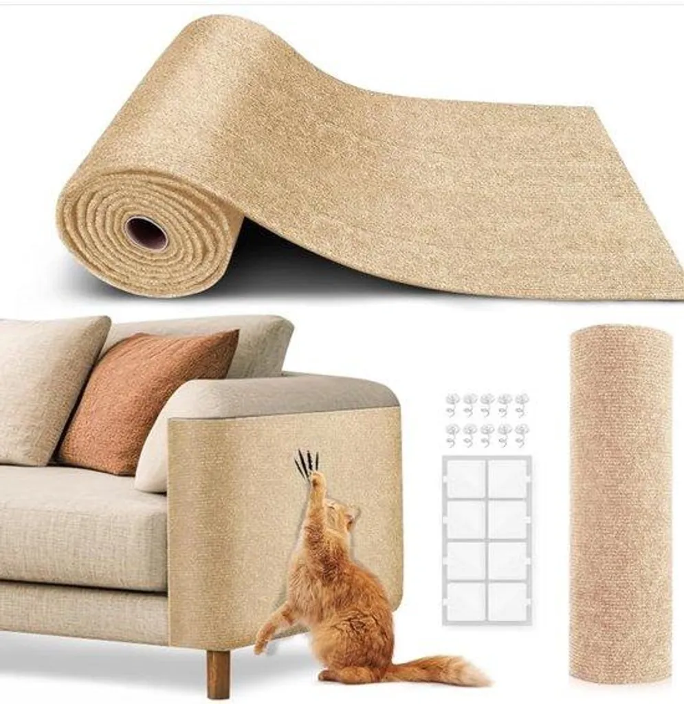 Tapis de protection pour barre à grimper, adhésif 200 x 40 cm kaki