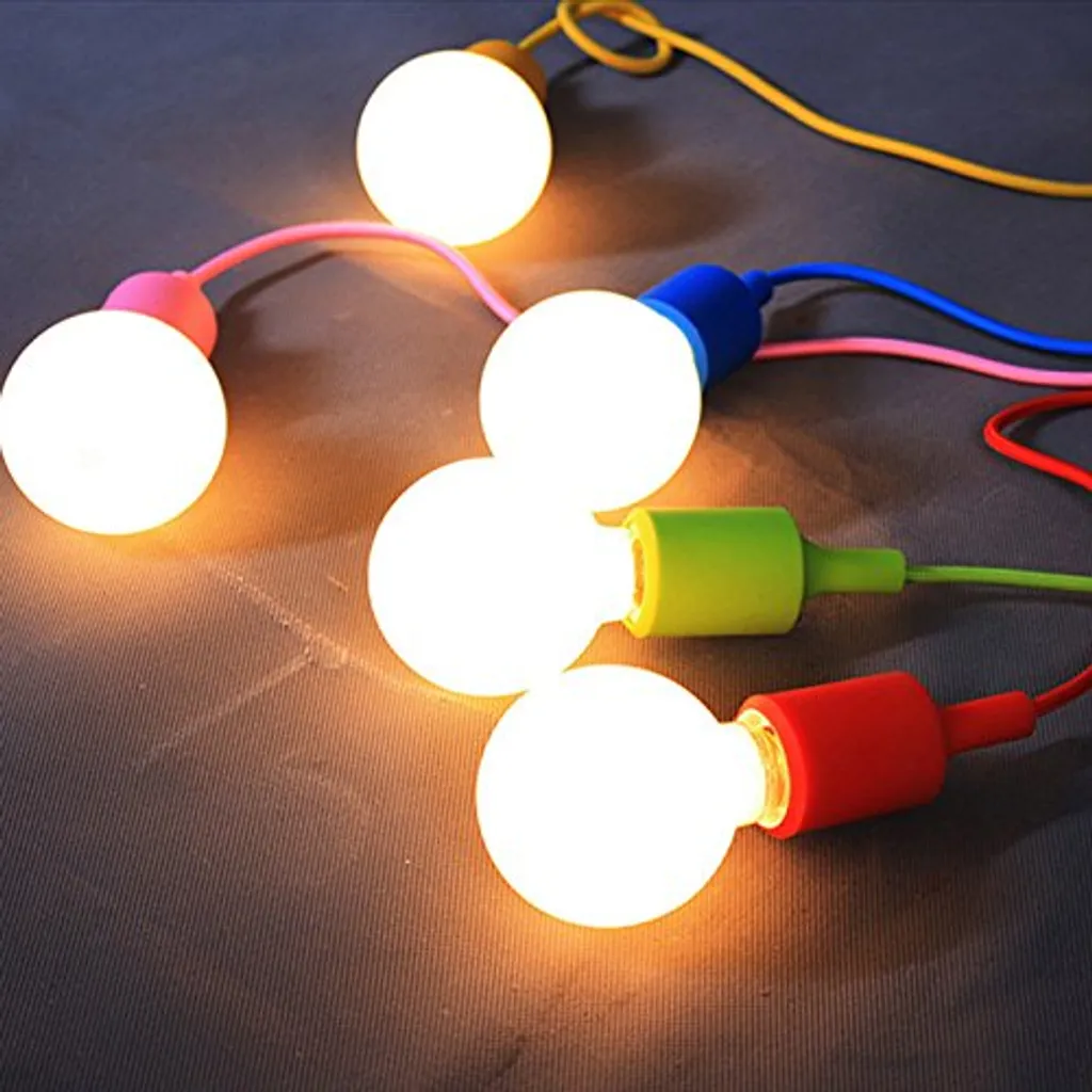 Lampe Suspension Multicolore Design Moderne avec 6 Points de Lumière - 7