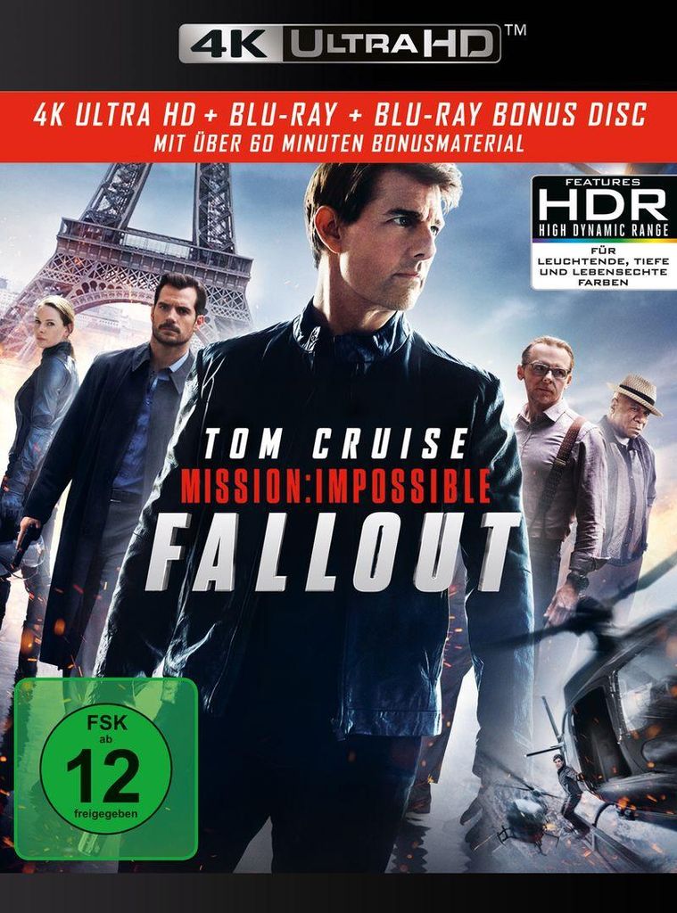 Mission: Impossible #6 - Fallout 4K(UHD) Min: 147DD5.1WS - Universal Pictures - (Ultra HD Blu-ray / Action)