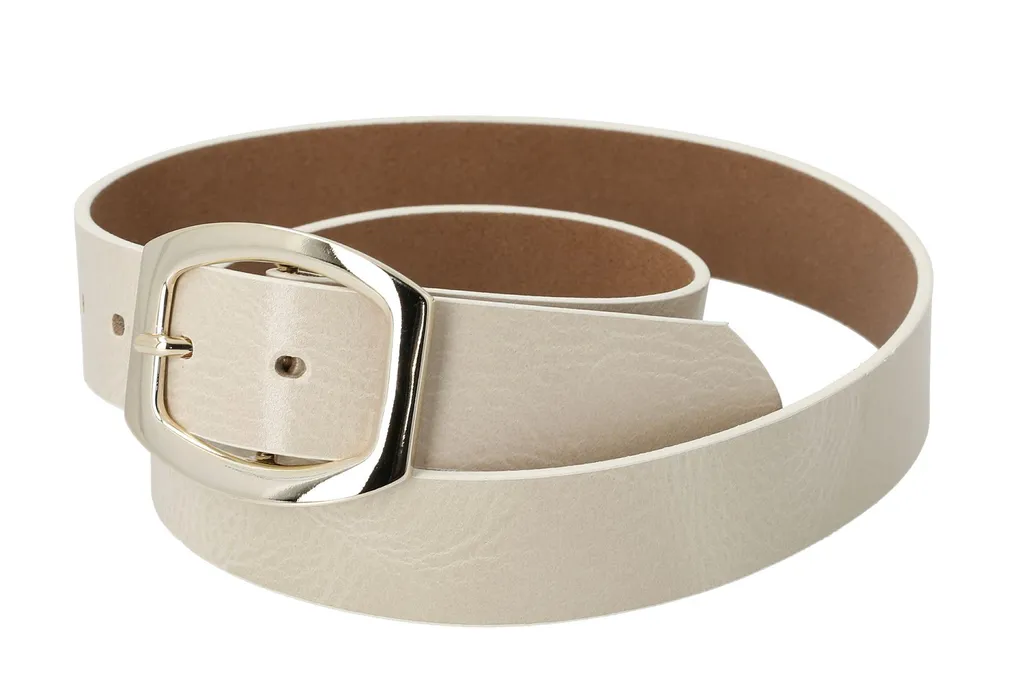 Cintura Tamaris Beige W75 Pelle Donna - Must-have Look Casual Chic