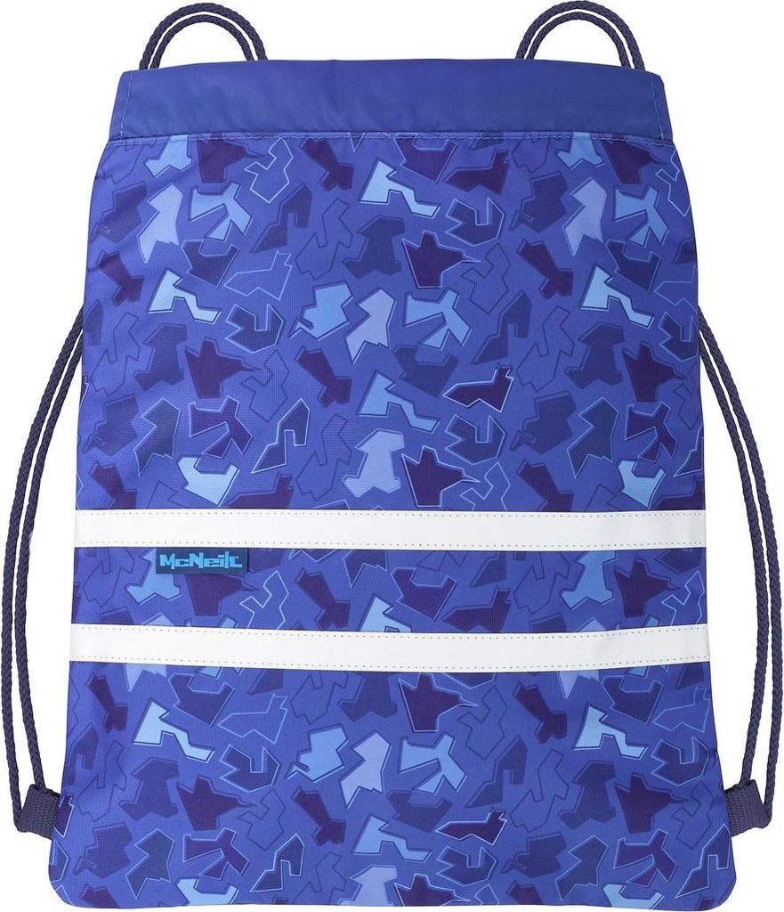 McNeill Sportbeutel Sportbag Puzzle blau