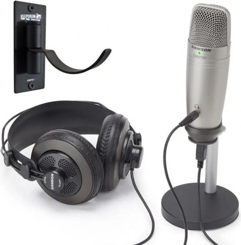 Pack Podcast Samson C01U Pro pour Streaming et Voix-off avec Support