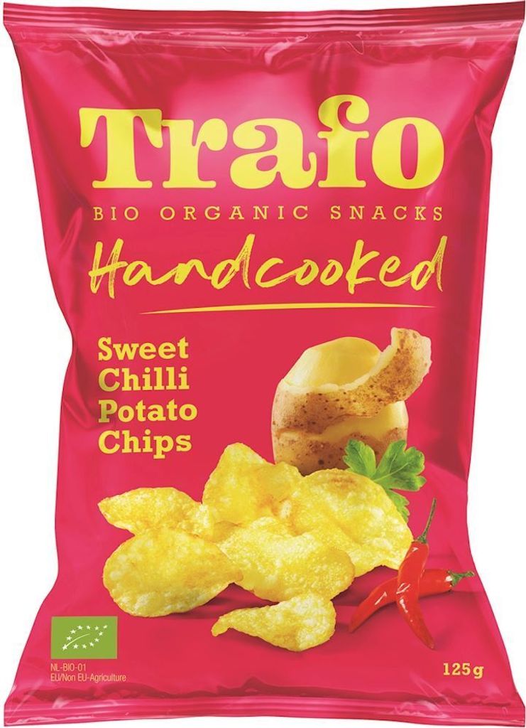 SÜSSE CHILI -KARTOFFELCHIPS 125 g - TRAFO Produktbild 