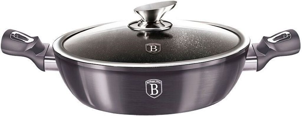 BERLINGERHAUS Panvica hlboká s pokrievkou 28 cm Carbon PRO Obrázok produktu 