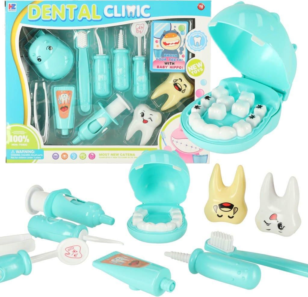Trousse médicale dentiste hippopotame bleu Image du produit 