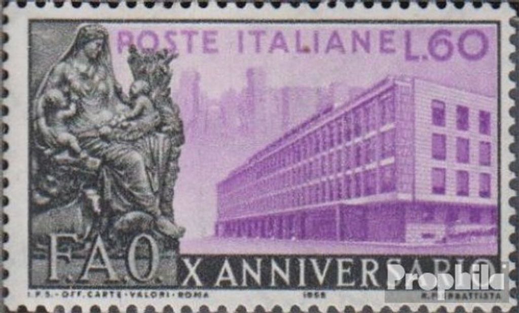 Briefmarken Italien 1955 Mi 950 (kompl.Ausg.) postfrisch FAO