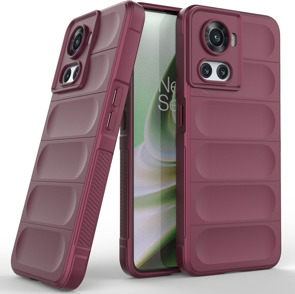 Handyhülle für OnePlus 10R 5G Weich TPU Silikon Stossfest Anti-rutsch Hülle bordeaux
