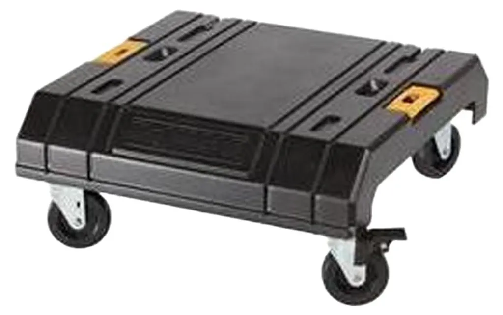 Chariot DeWalt TSTAK AW3291 Noir : Maniabilité et Charge Lourde