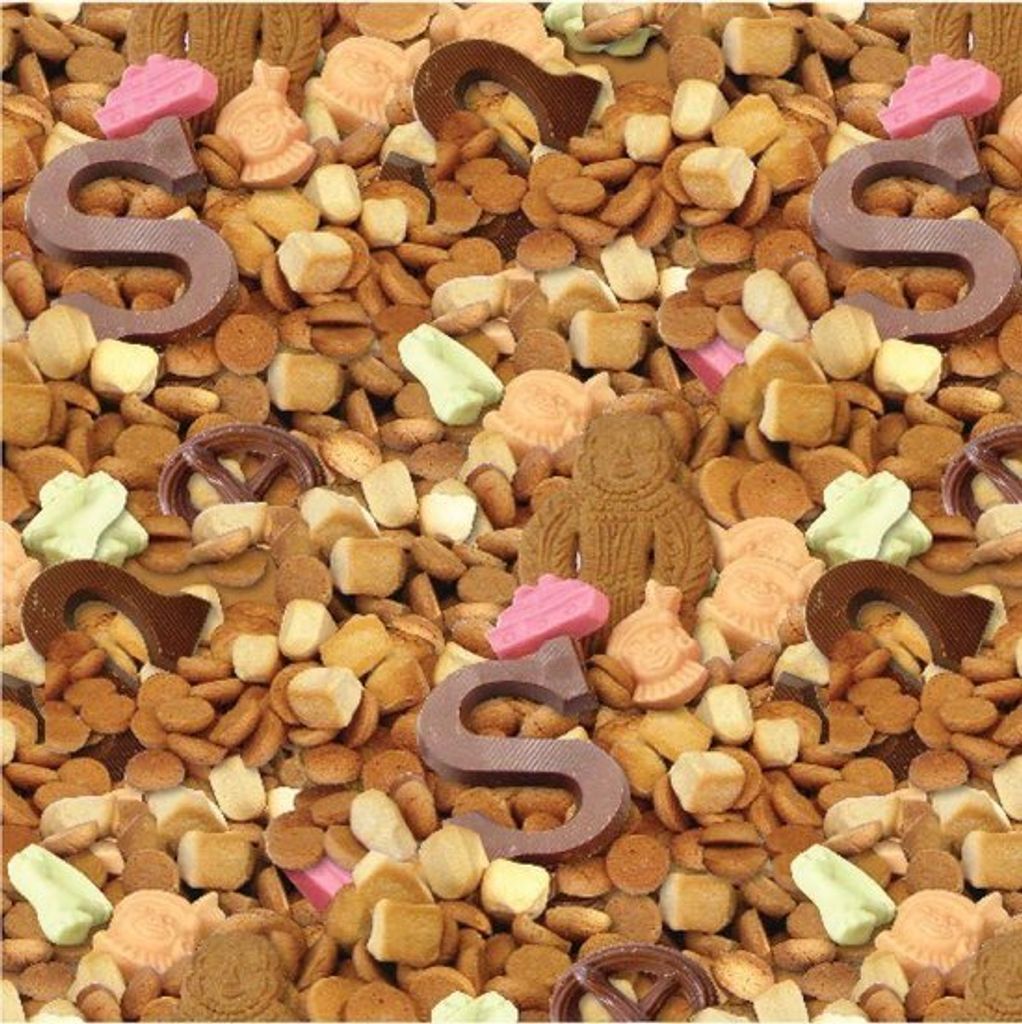 Sinterklaas Geschenkpapier - Pepernoten - 200 x 70 cm - 10 Rollen
