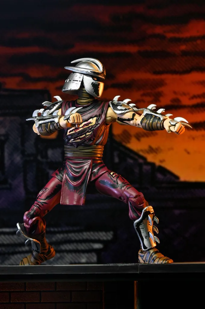 Figurine Shredder pour Diorama TMNT - Version 18 cm Combat Damage - 12