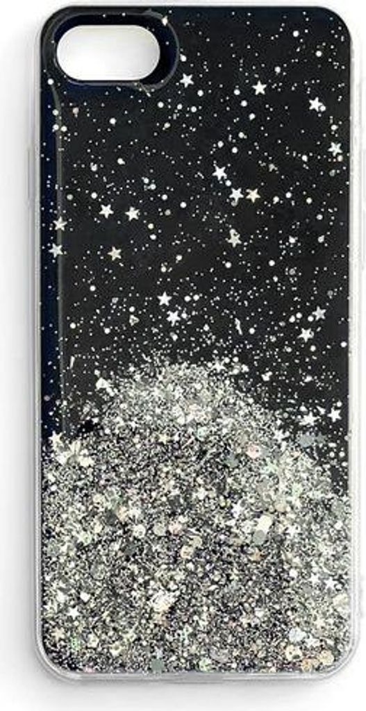 Wozinsky Star Glitter Glitzer Hlle fr Samsung Galaxy A32 5G schwarz