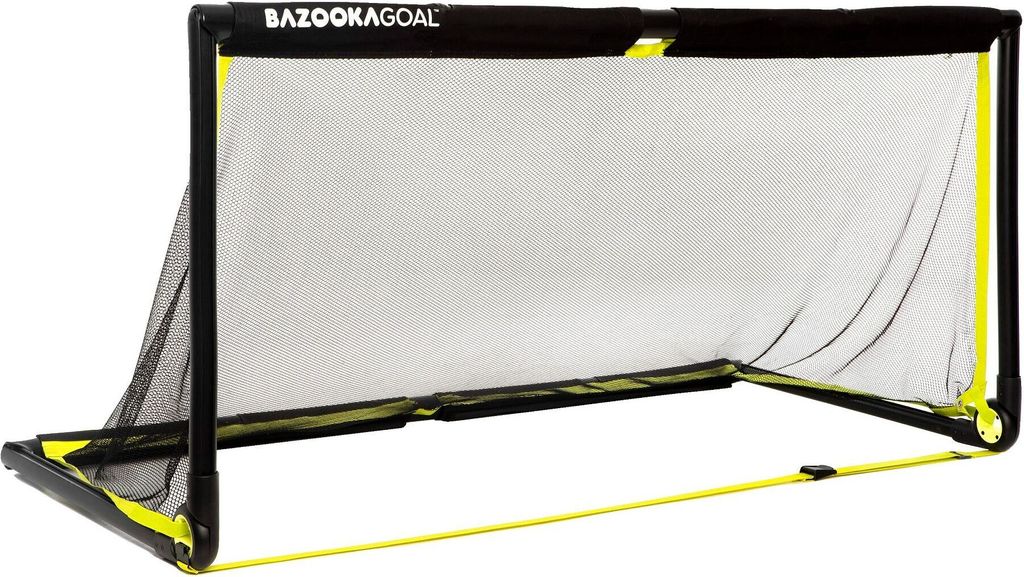 BazookaGoal Mini-Fußballtor "Black Edition", 180x90 cm