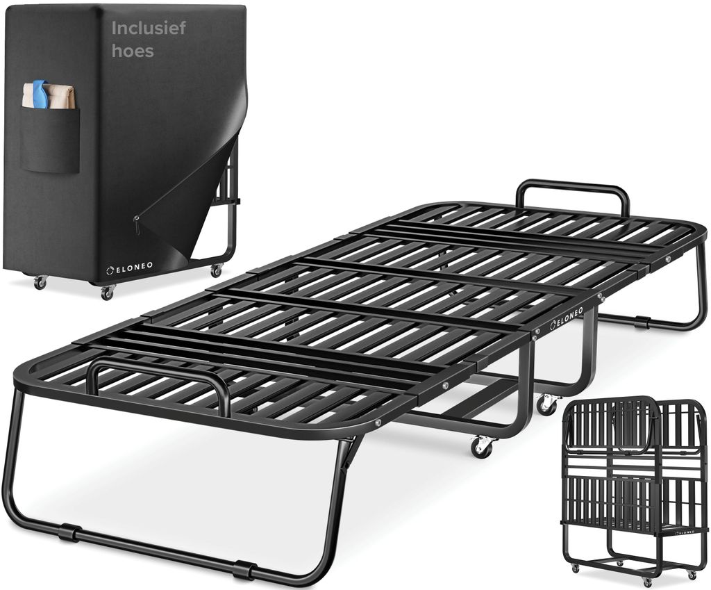 ELONEO Opklapbed zonder matras, 80x200 cm Productafbeelding 
