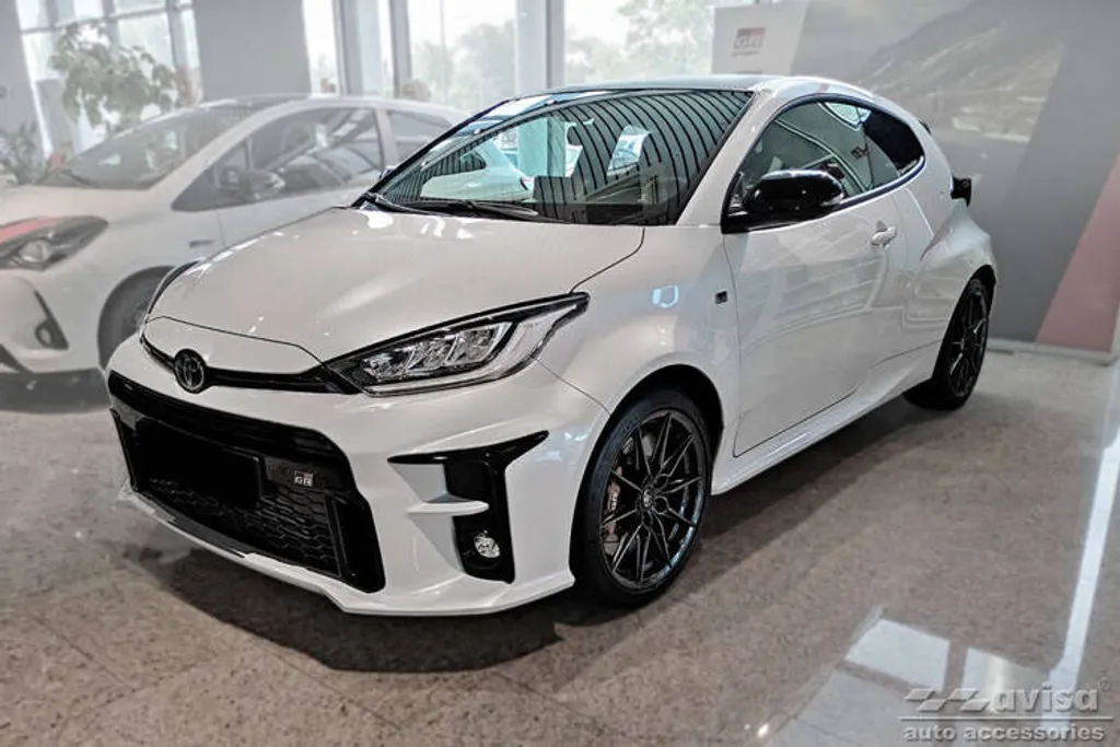 Protection de coffre Toyota Yaris 2020- en acier mat anti-rayures robuste - 7
