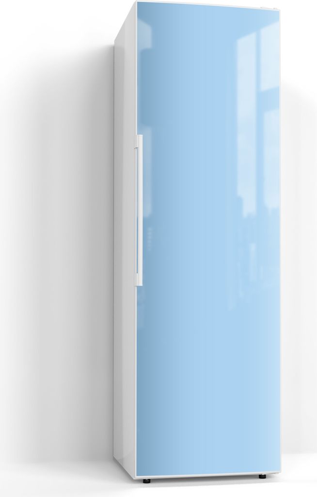 DEQORI Magnetmatte Kühlschrank Standard 60x190 cm 'Hellblau' Magnetfolie Deko-Folie