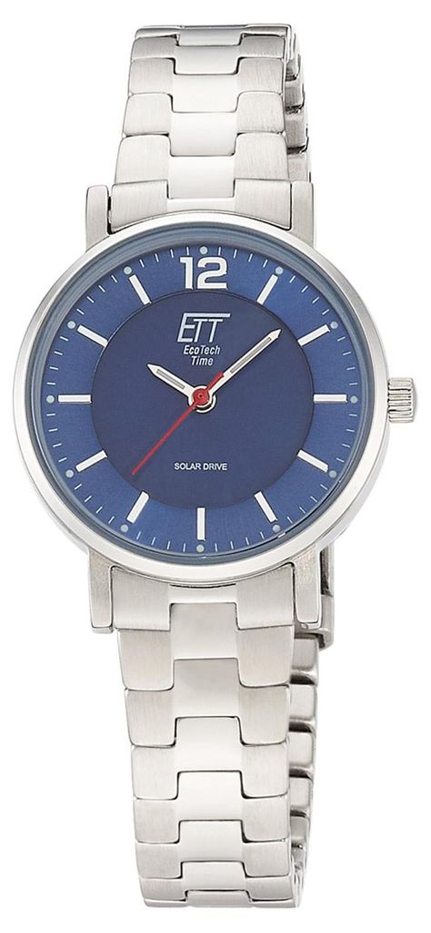 ETT ELS-12165-31M Damen-Armbanduhr Solar Stahl/Blau