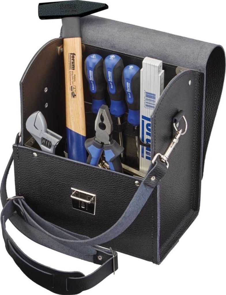 Forum Werkzeug-Tasche Leder 280 x 140 x 210 mm