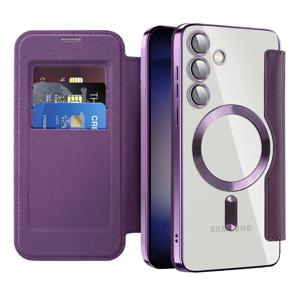 Recensione Cover Samsung S25+: MagSafe, Pelle e Trasparenza Viola