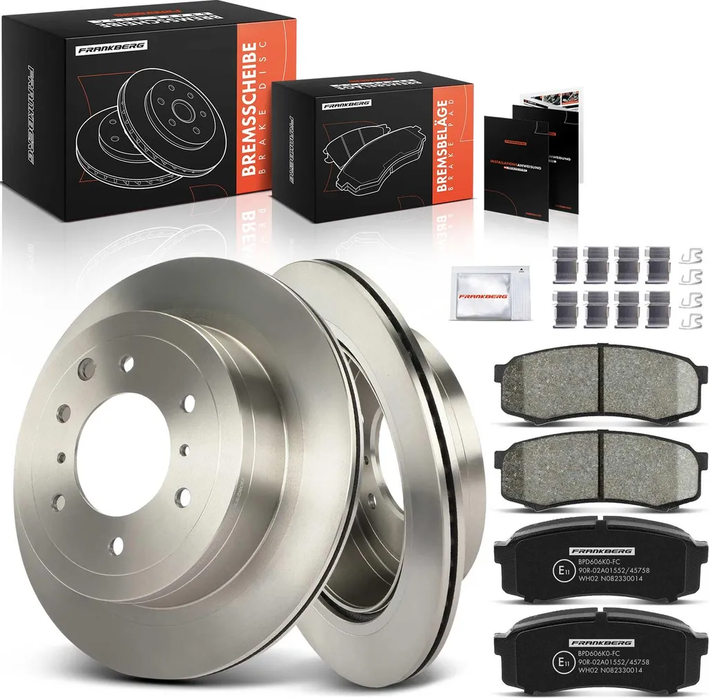 Pack de Freinage Arrière Pajero IV : Disques et Plaquettes pour Entretien