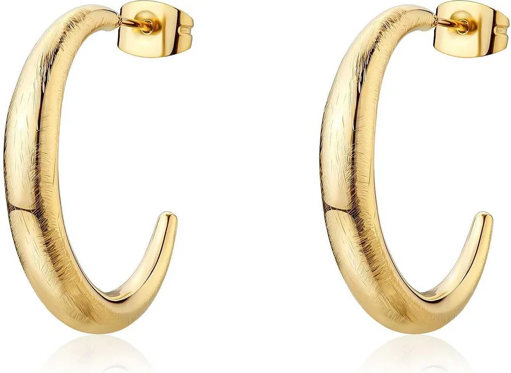 Orecchini Cerchio Donna Sagapò Oro Chunky: Gioielli Minimal Chic 14K