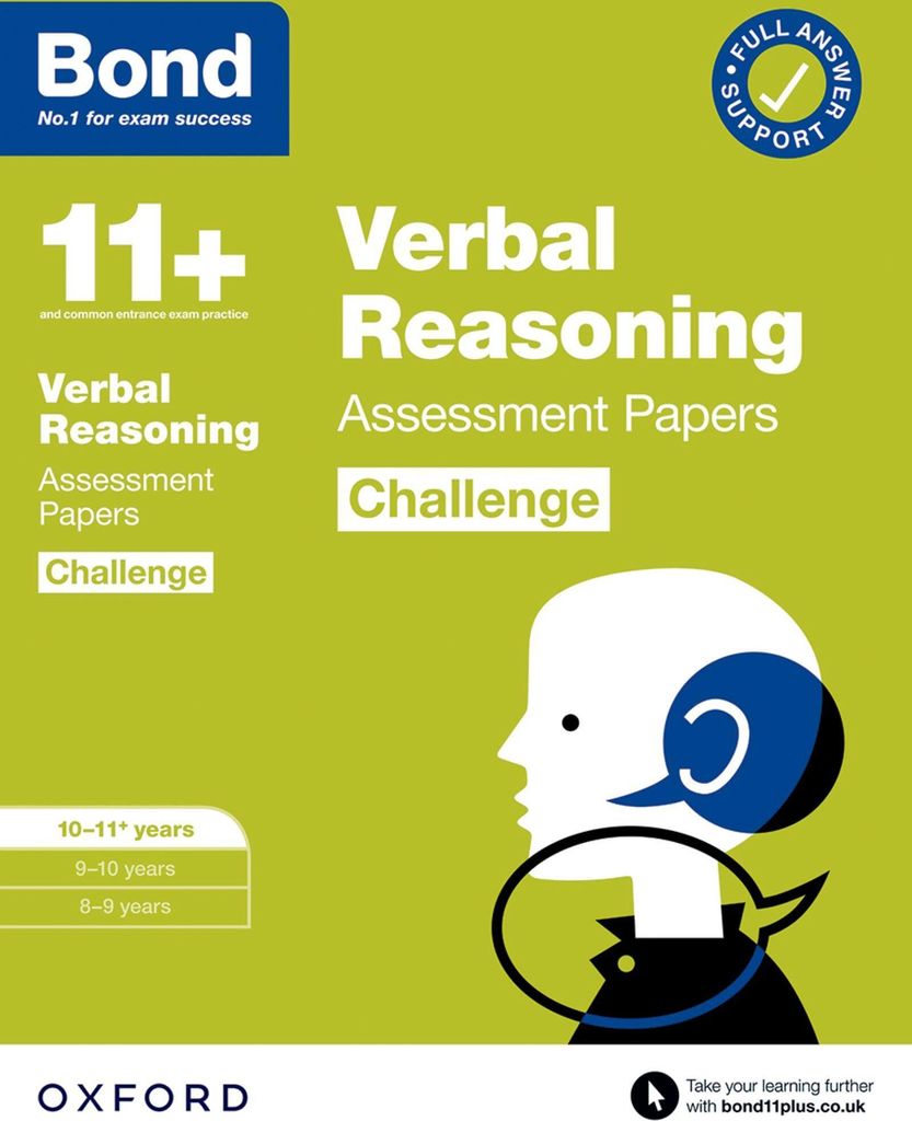 Bond 11+ Verbal Reasoning Papers/10-11 – Lingua: Inglese