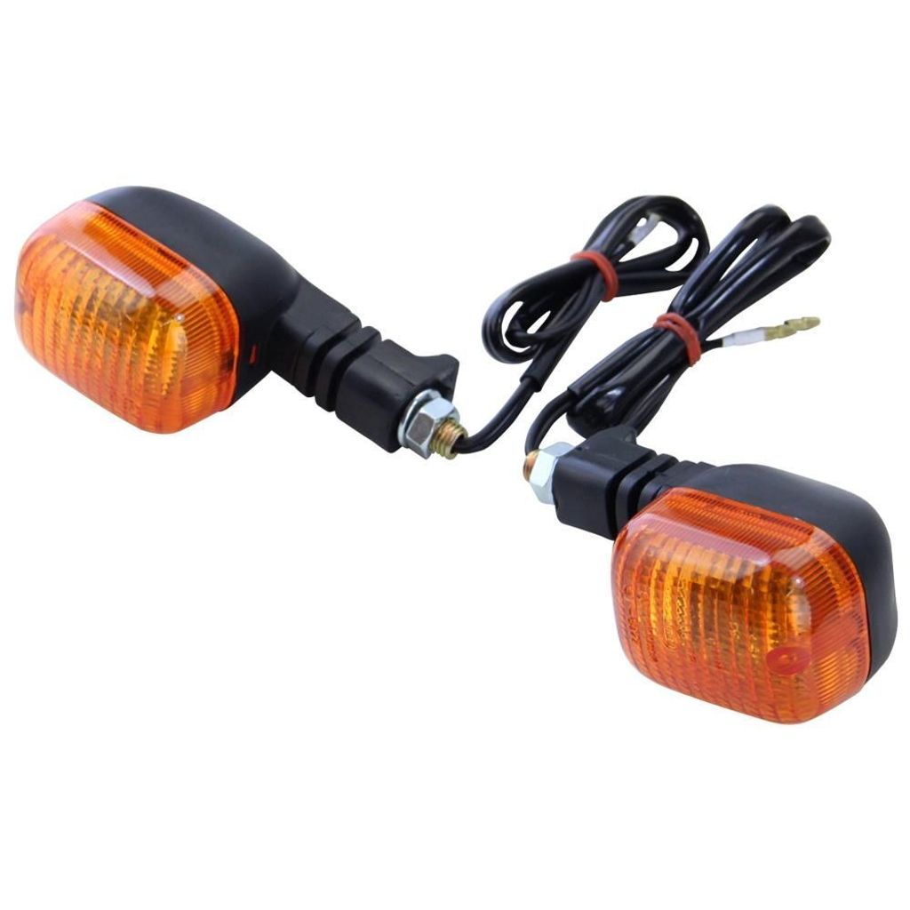 Blinker Set (4 Stück) für BMW F 650 (Glas Orange) mit E-Nummer für vorne und hinten