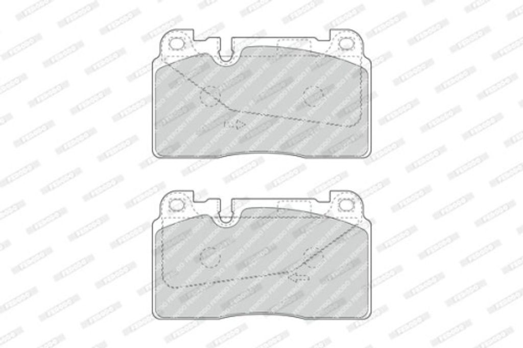 4 Bremsbelagsatz, Scheibenbremse FERODO FDB4908 PREMIER ECO FRICTION für AUDI