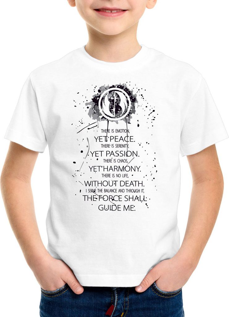 BaumwolleCloud Jedi Code Kinder T-Shirt Kodex Ritter