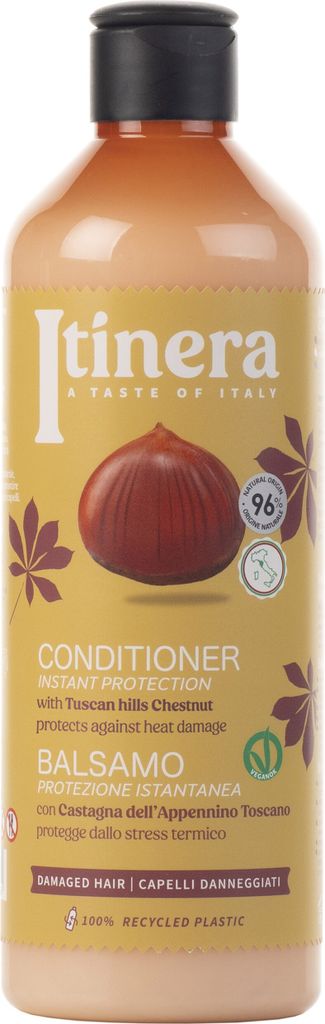 ITINERA Conditioner für geschädigtes Haar mit Kastanie 370 ml 2 Stück