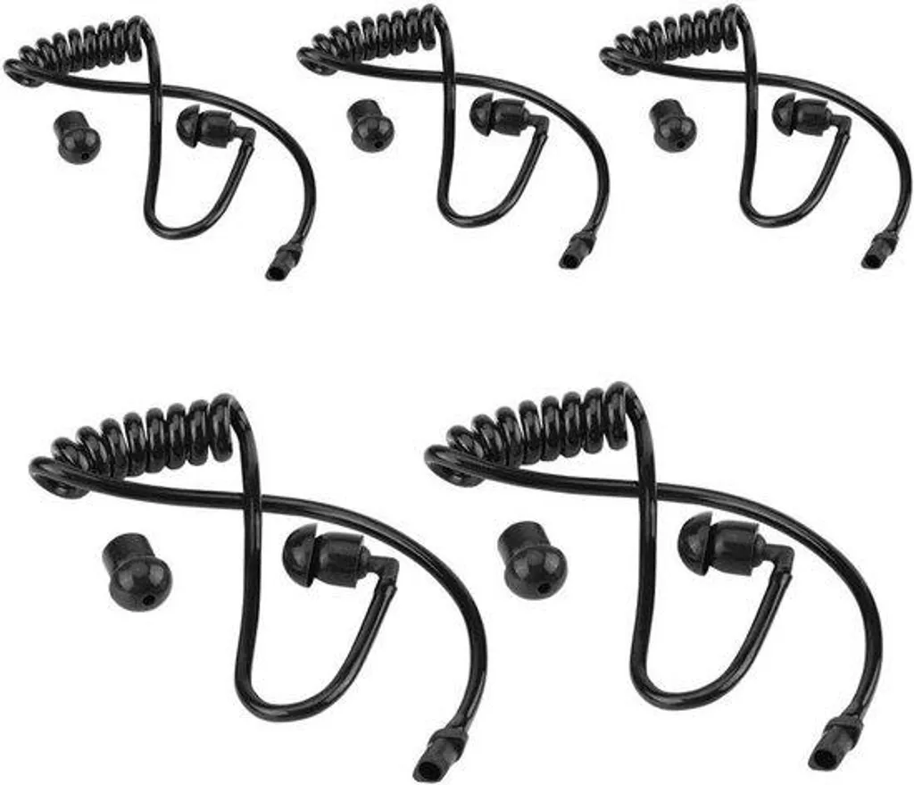 Lot de 5 tubes insonorisants pour communication radio professionnelle