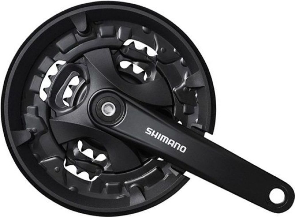 SHIMANO Altus, garniture de manivelle, noir, Image du produit 