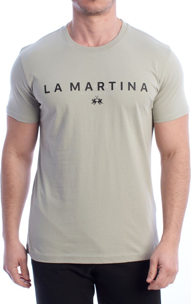 La Martina Kurzarm-T-Shirt mit normaler Passform YMR005-JS206 Herren