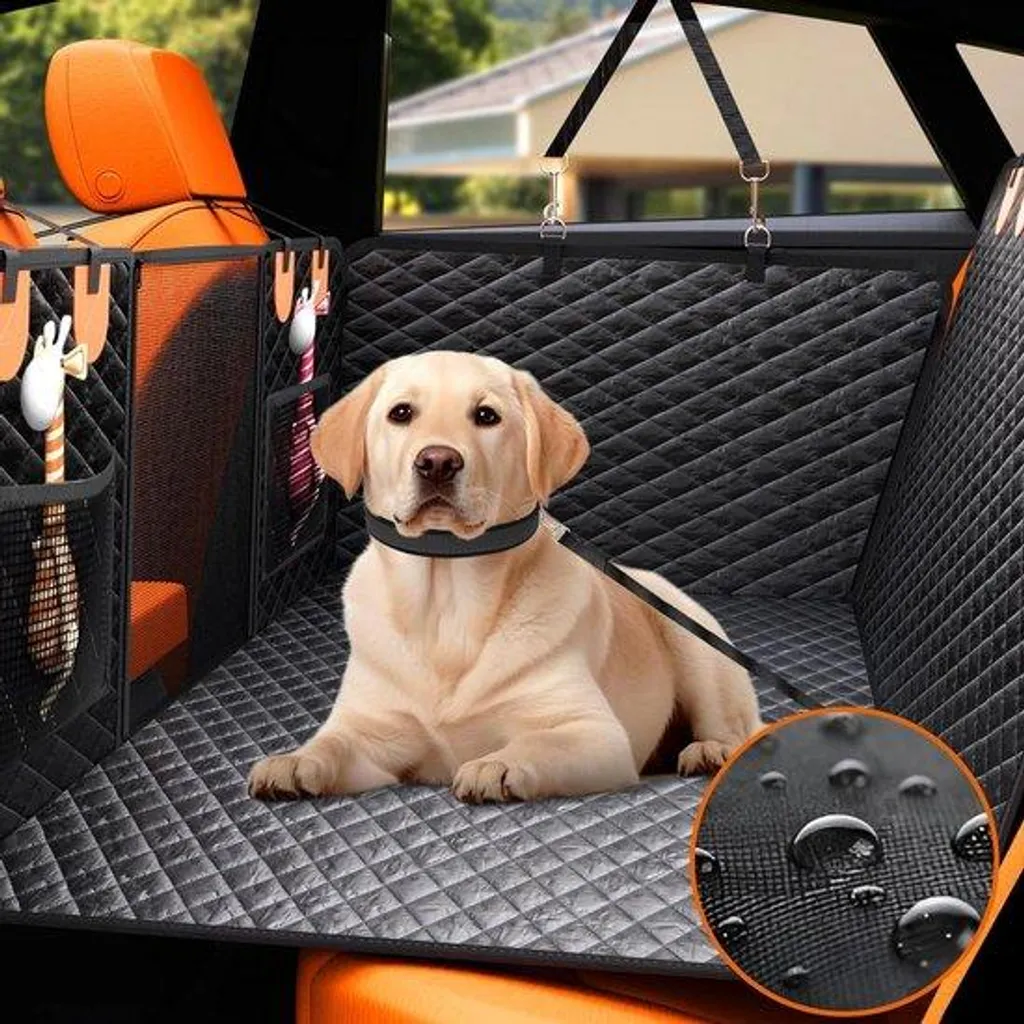 Housse chien pour voiture 135x63 cm : fini les poils et les taches