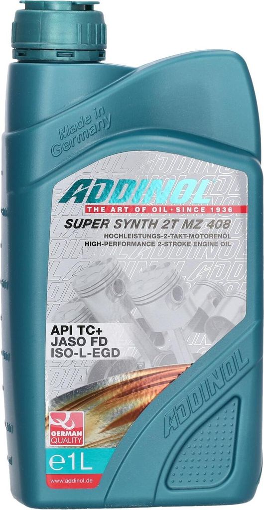 ADDINOL MZ408 SUPER SYNTH, 2-Takt-Motorenöl, Produktbild 