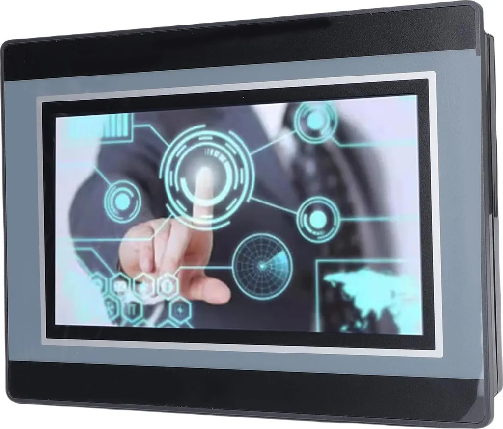 Console tactile HMI 7 pouces avec automate API intégré sorties relais - 8