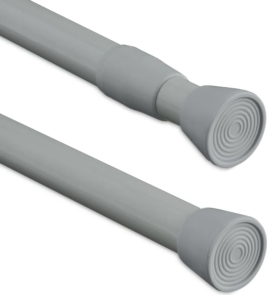 Asta Telescopica Relaxdays Inox Grigio: Bastone Estensibile Multiuso