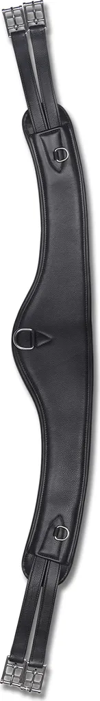 Sangle de selle Contour noire 120 cm : confort et stabilité pour cheval