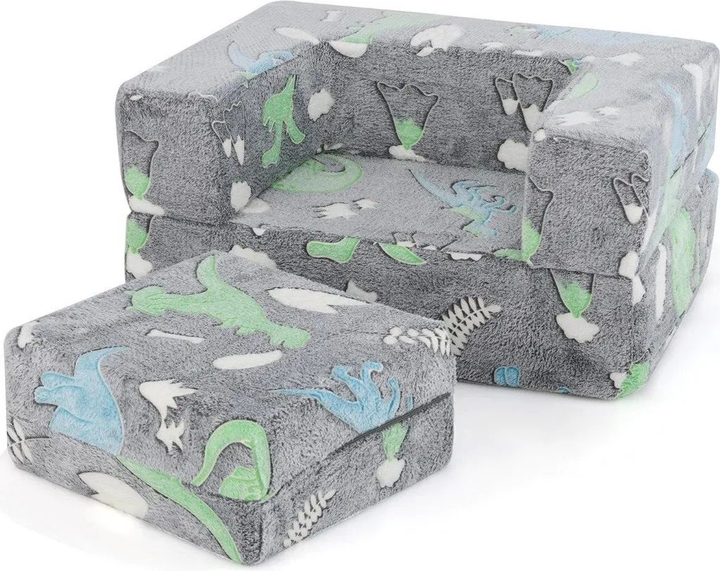 Canapé de jeu modulable et évolutif pour enfant - Tissu doux et épais