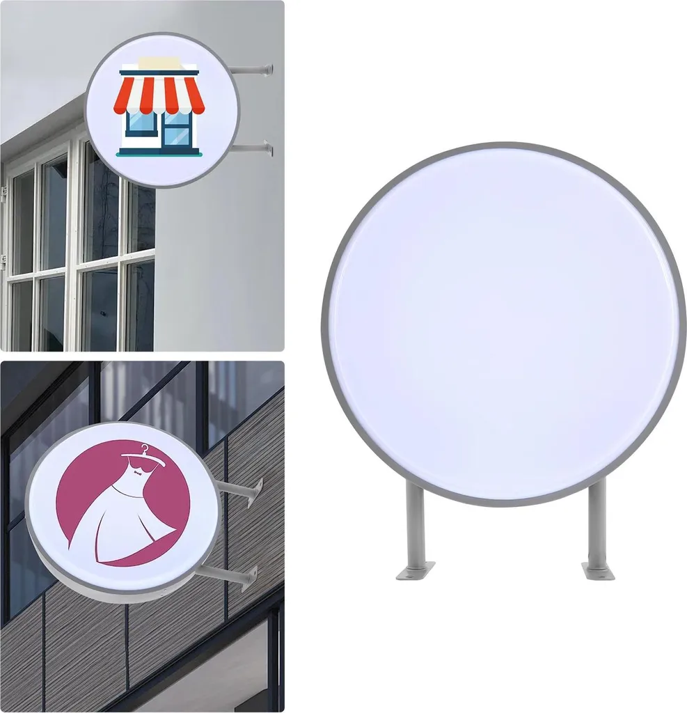 Enseigne lumineuse double face LED pour augmenter votre visibilité