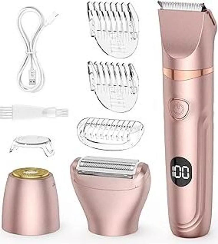 Rifinitore Bikini Professionale Oro Rosa: Rasatura Dolce e Precisa