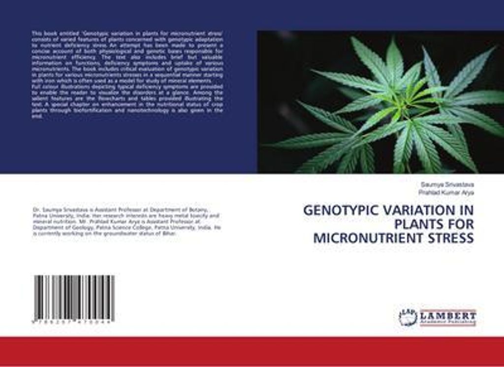 Genotypic Variation In Plants For Micronutrient Stress