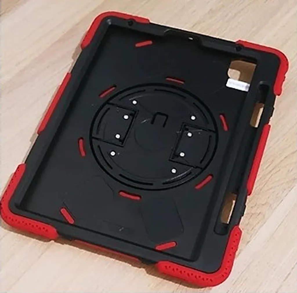 Custodia Rossa iPad Air 5/4 10.9" Antiurto per Studenti con Porta Penna - 3