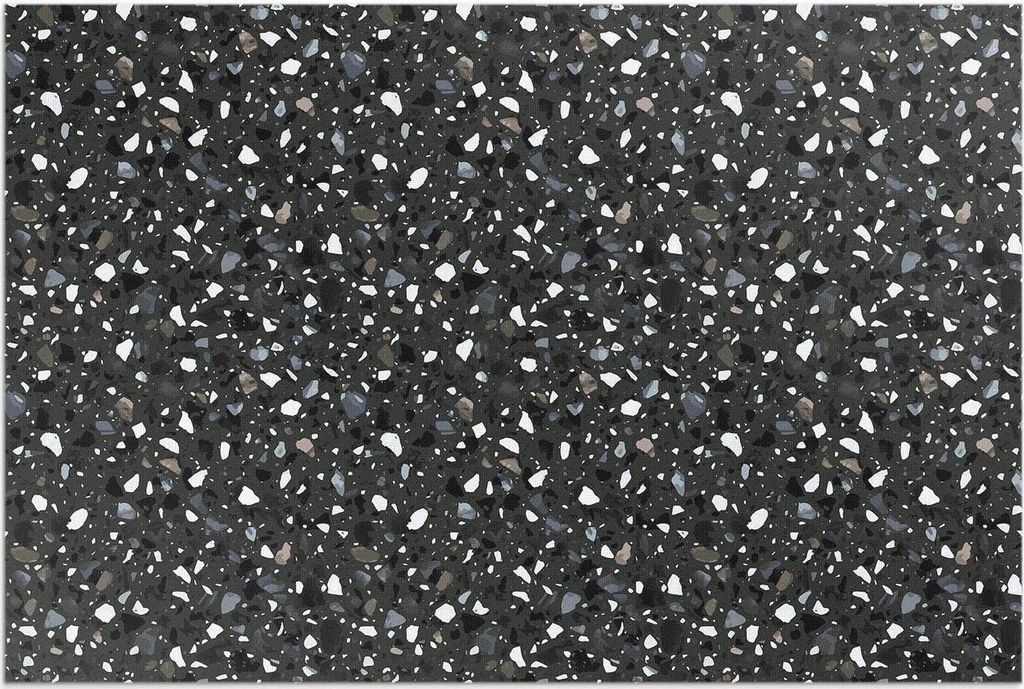 Gres, dunkler dekorativer Stein – Vinylteppich – 120x180 cm – Outdoor Teppich – Terrasse – Wetterfest – Modern