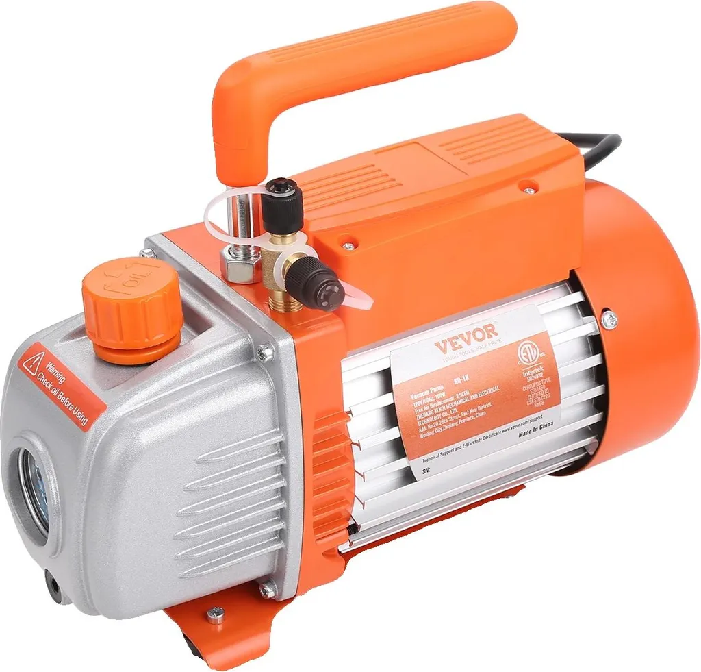 Éliminez l'Humidité avec cette Pompe à Vide 3,5 CFM 150W Performante