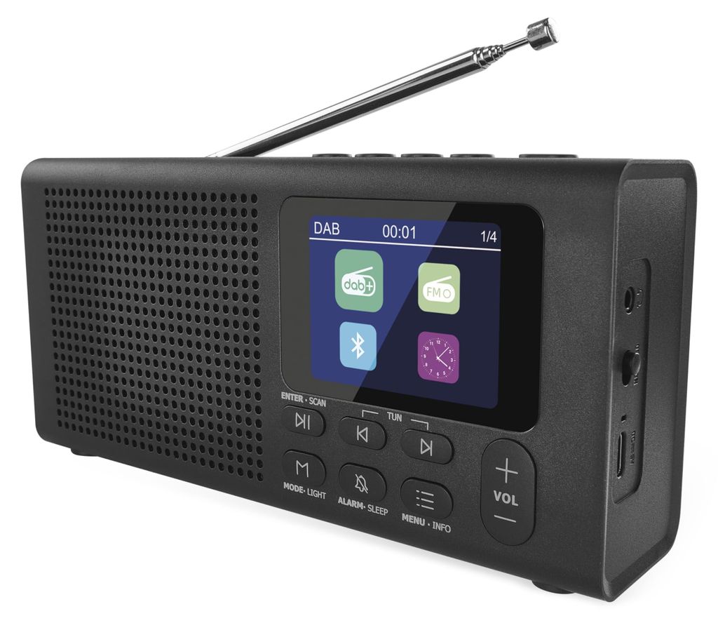 EMOS Radio DAB+ avec Bluetooth et double alimentation, Image du produit 