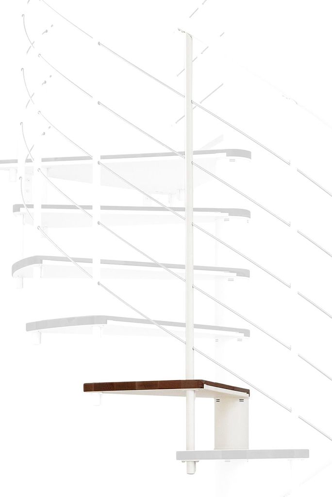 Minka Höhenerweiterung für Fusion 120cm Durchmesser Walnuss Weiß