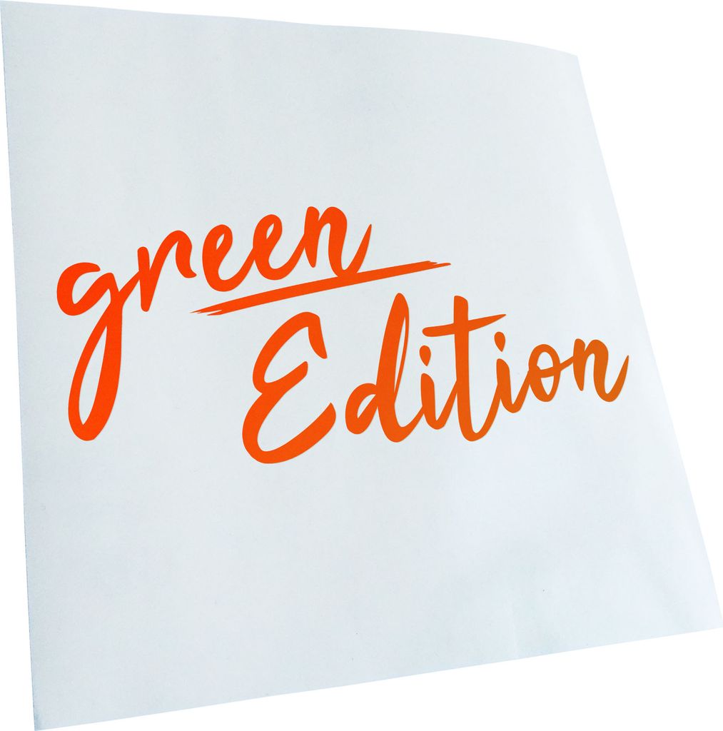 Kiwistar - Autoaufkleber - Green Edition - Neonorange - 50x23cm - Aufkleber für Auto, Laptop, Fahrrad, LKW, Motorrad mehrfarbig JDM Decal Racing