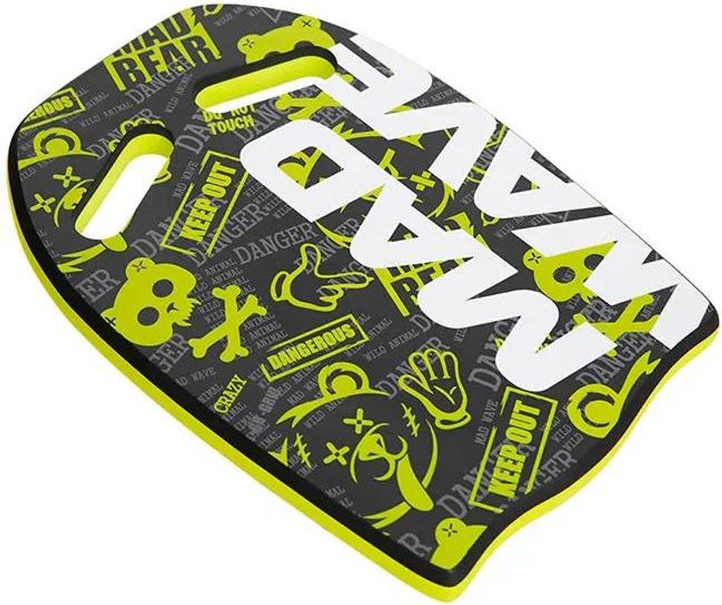 Madwave Ergo Printed Kickboard Grün Grün One Size